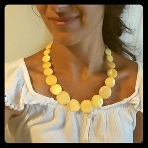 Yellow Chunky Necklace